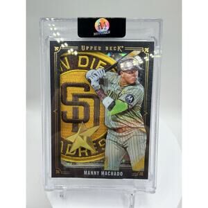 Art Card Manny Machado With Padres Patch Made By Mayflower Custom Cards
